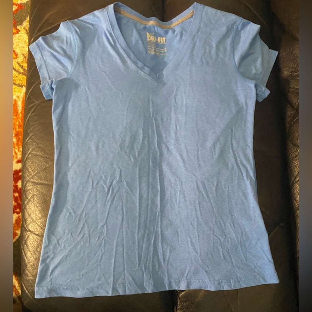 Relaxed Fit V Neck Dri Fit Shirt
